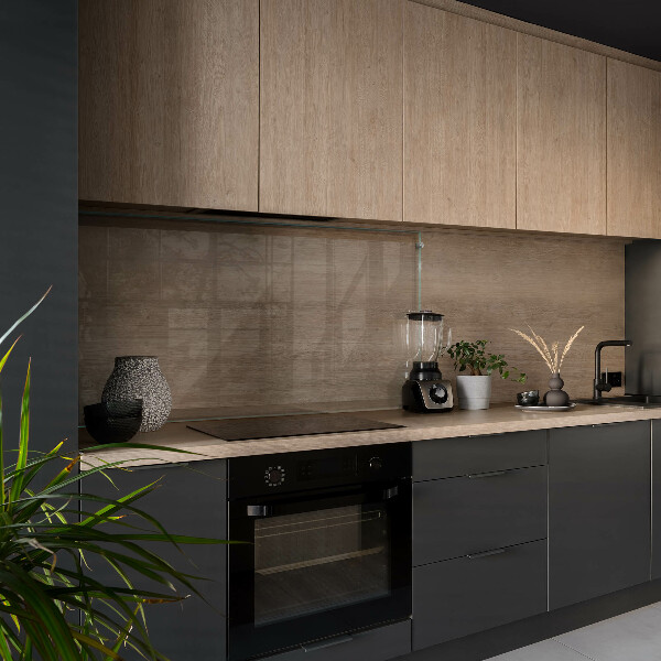 Splashback panel for kitchen transparent 140x70 cm