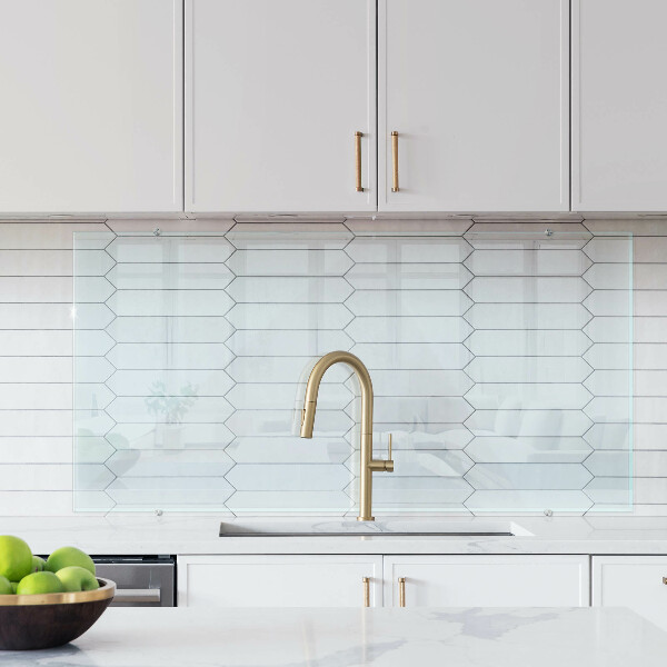 Splashback panel for kitchen transparent 140x70 cm