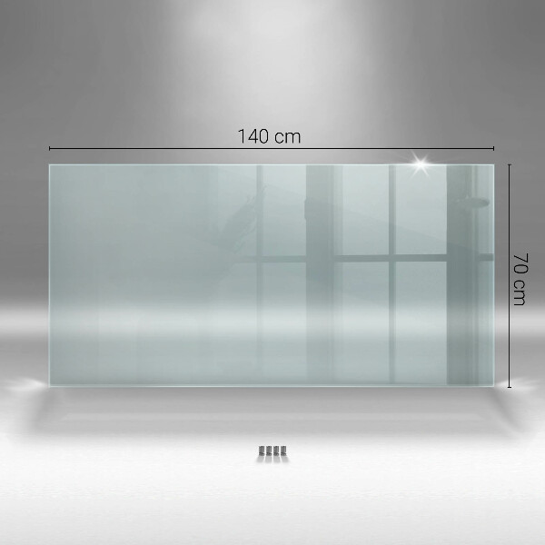 Splashback panel for kitchen transparent 140x70 cm