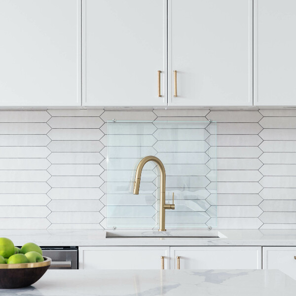 Transparent cooker splashback transparent 60x60 cm