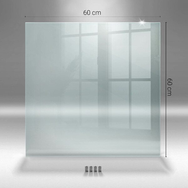 Transparent cooker splashback transparent 60x60 cm