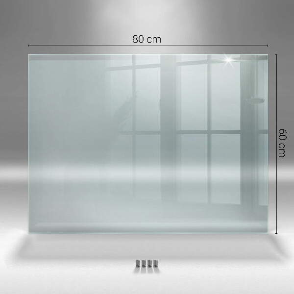 Transparent kitchen splashback 80x60 cm