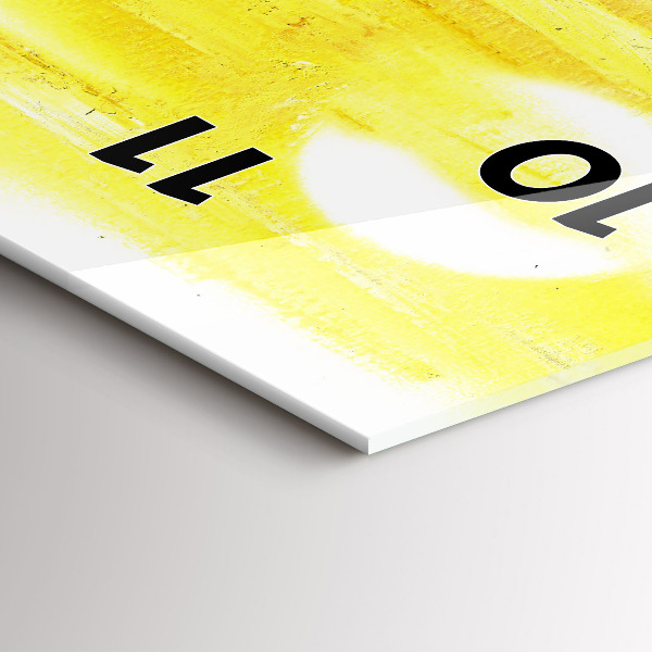 Modern vertical wall clock Venice Rialto Bridge