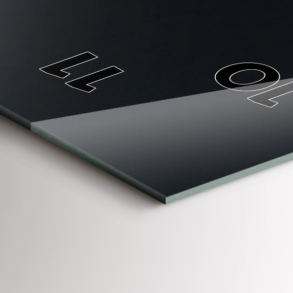 Modern vertical wall clock Coffee beans