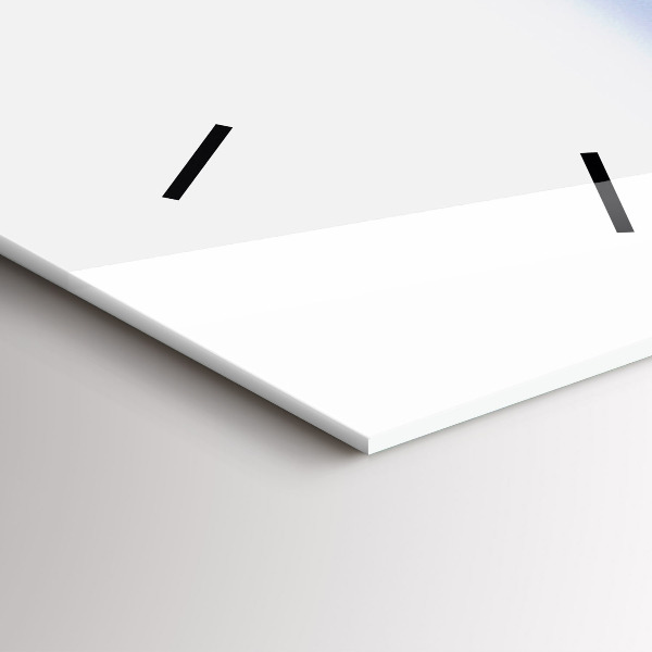 Modern vertical wall clock Underwater view