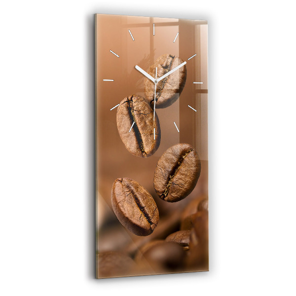 Modern vertical wall clock Abstract colors