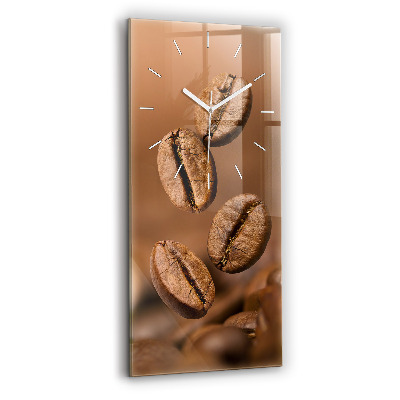 Modern vertical wall clock Abstract colors