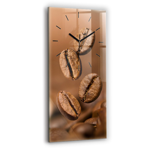 Modern vertical wall clock Abstract colors