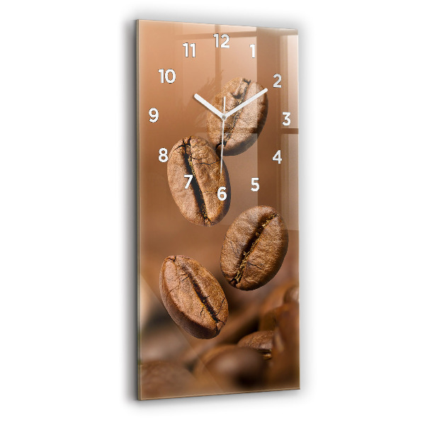 Modern vertical wall clock Abstract colors