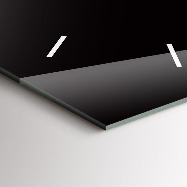 Modern vertical wall clock Orange juice