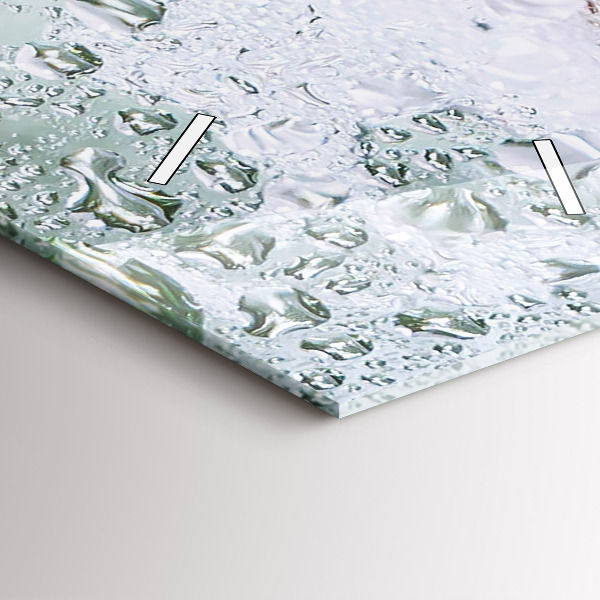 Modern vertical wall clock A mug of beer