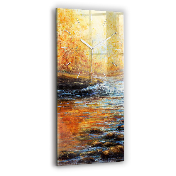 Modern vertical wall clock Artistic art