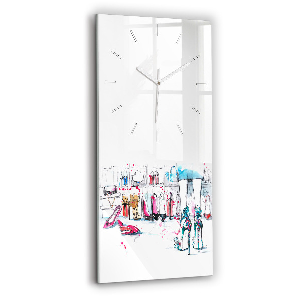 Modern vertical wall clock The element of femininity