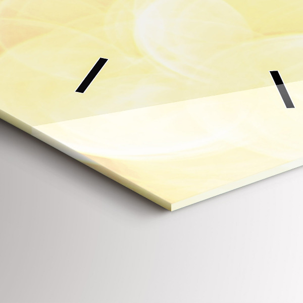 Modern vertical wall clock Camper on the beach