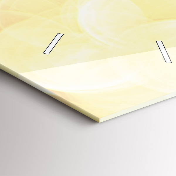 Modern vertical wall clock Camper on the beach