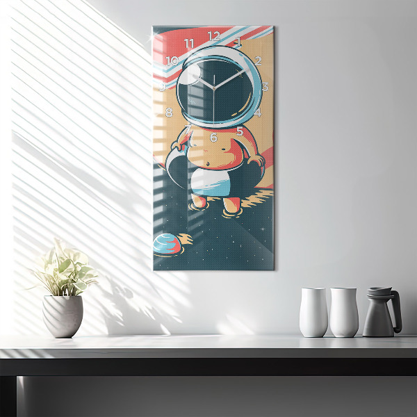 Modern vertical wall clock Children's imagination