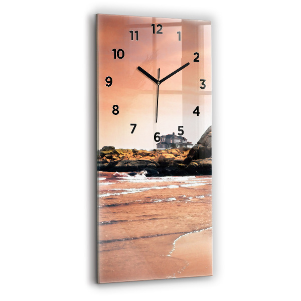 Modern vertical wall clock Sherman Coast