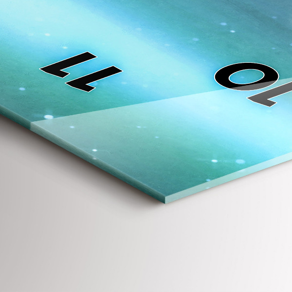 Modern vertical wall clock Abstraction
