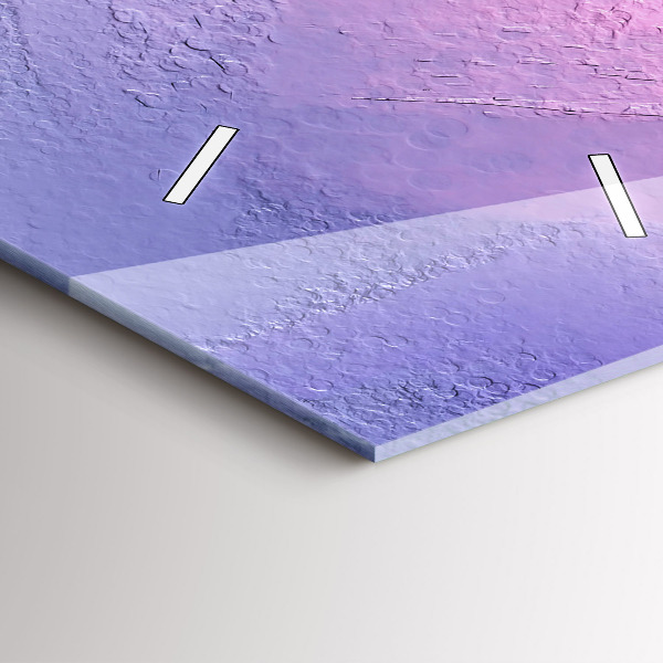 Modern vertical wall clock Seascape