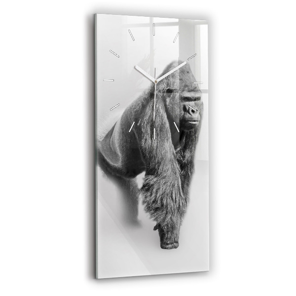 Modern vertical wall clock Animal Art Collection