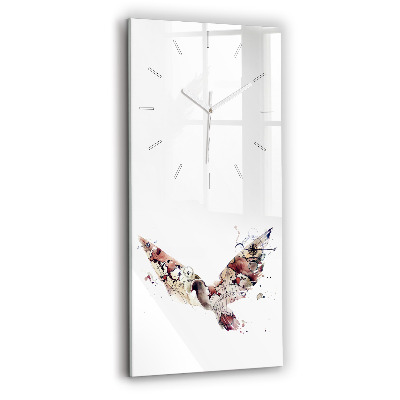 Modern vertical wall clock Abstract view
