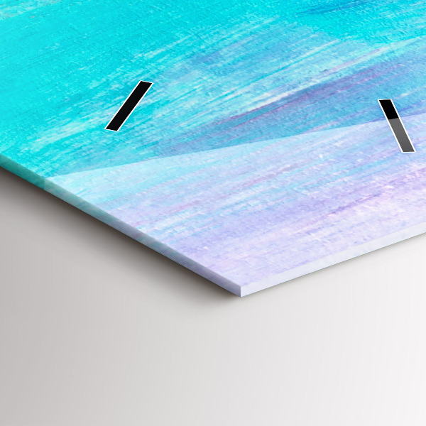 Modern vertical wall clock Skyscraper abstraction