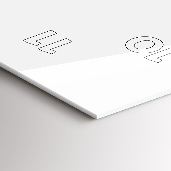 Modern vertical wall clock F1 car design