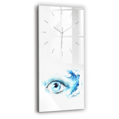 Modern vertical wall clock Sea Eye