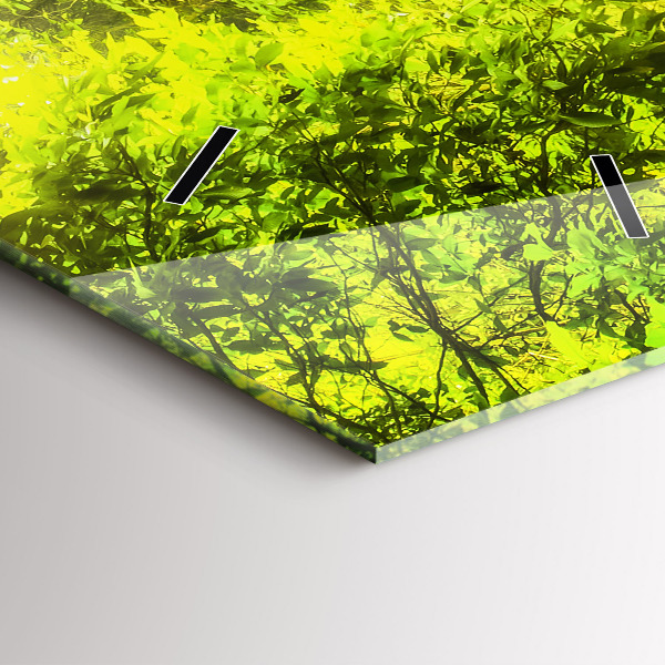 Modern vertical wall clock Waterfall in Thailand