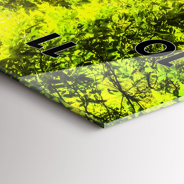 Modern vertical wall clock Waterfall in Thailand