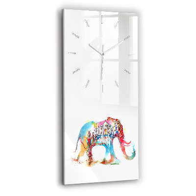 Modern vertical wall clock Indian Culture