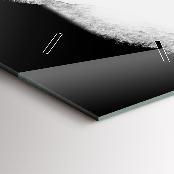 Modern vertical wall clock Portrait of a woman