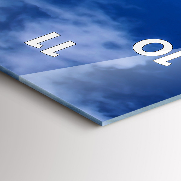 Modern vertical wall clock Lighthouse