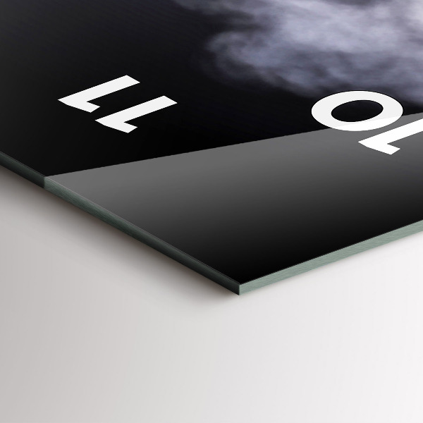 Modern vertical wall clock Old vintage car