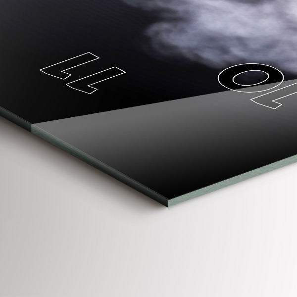 Modern vertical wall clock Old vintage car