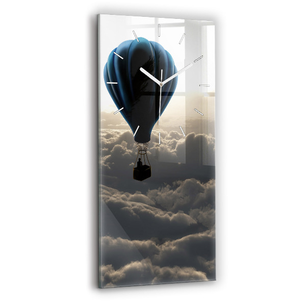 Modern vertical wall clock Balloon in the sky