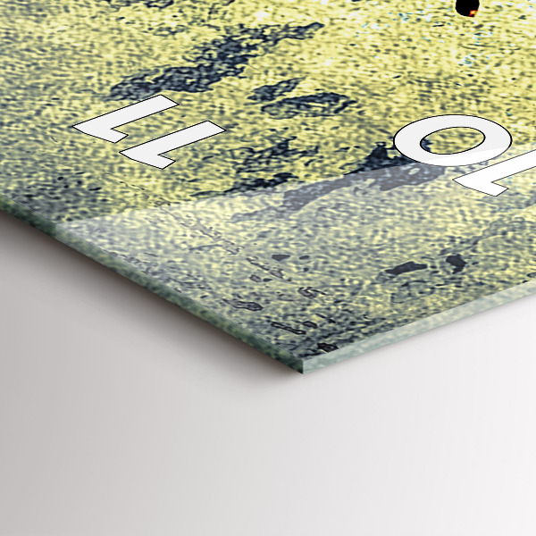 Modern vertical wall clock Butterfly vintage style