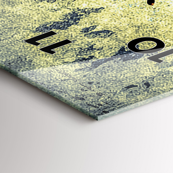 Modern vertical wall clock Butterfly vintage style