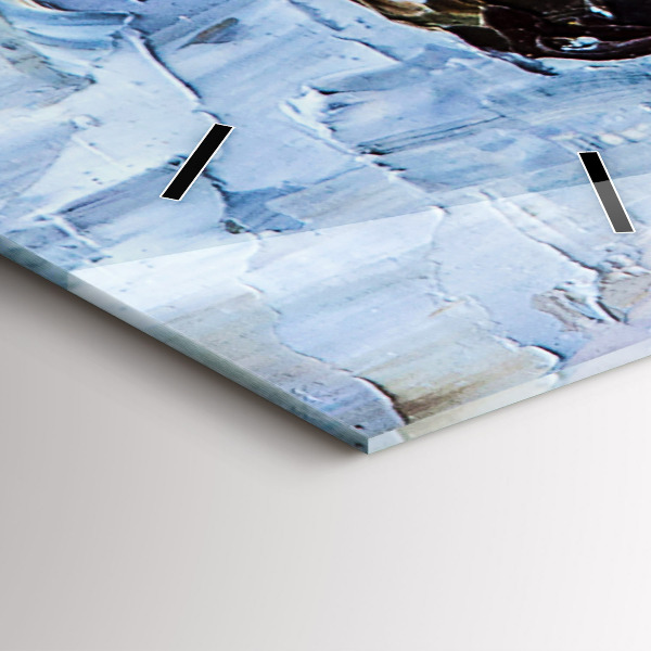 Modern vertical wall clock Young ballerinas