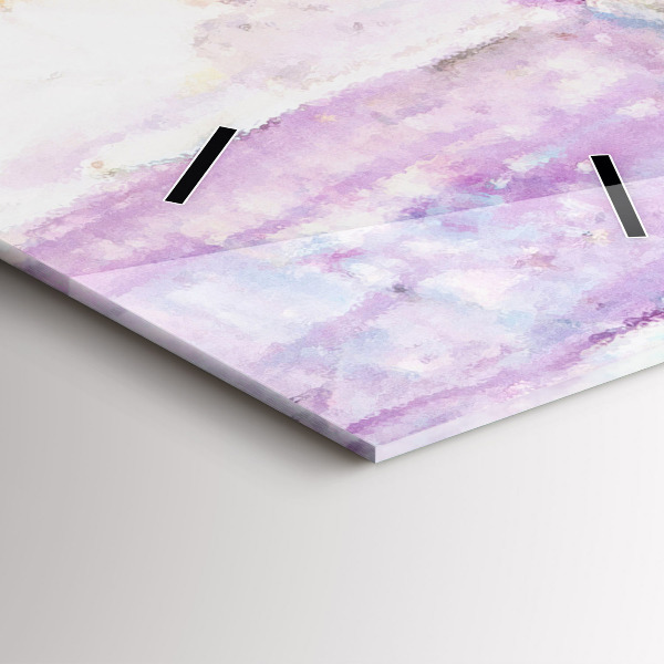 Modern vertical wall clock Preparing the ballerina