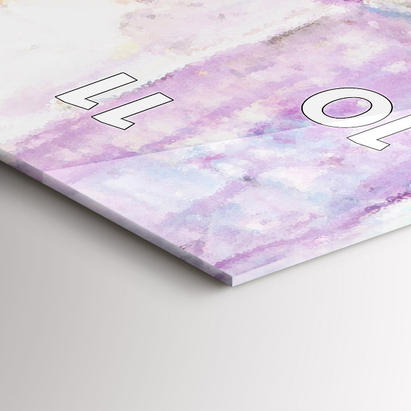 Modern vertical wall clock Preparing the ballerina