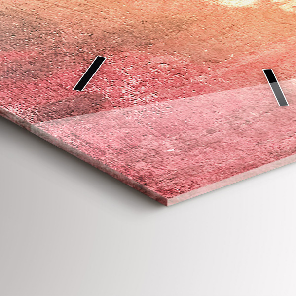 Modern vertical wall clock Young couple in love