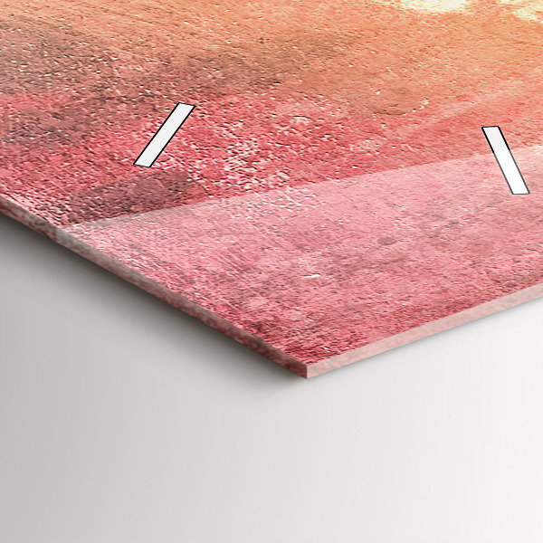 Modern vertical wall clock Young couple in love