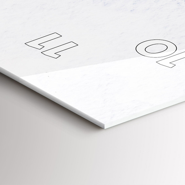 Modern vertical wall clock Flying birds