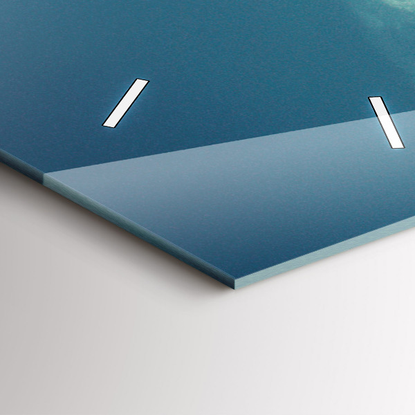 Modern vertical wall clock Car with surfboard