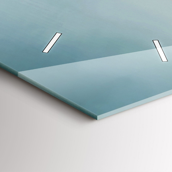 Modern vertical wall clock Surreal Flamingo