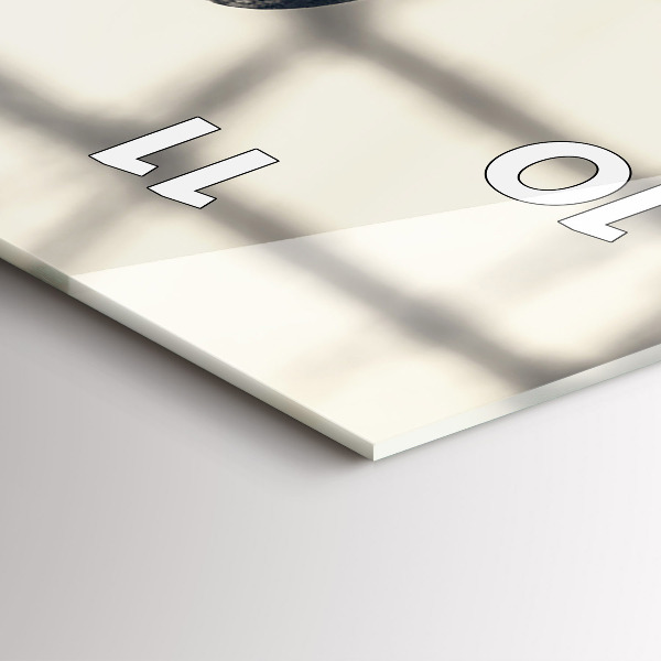 Modern vertical wall clock Ancient ship