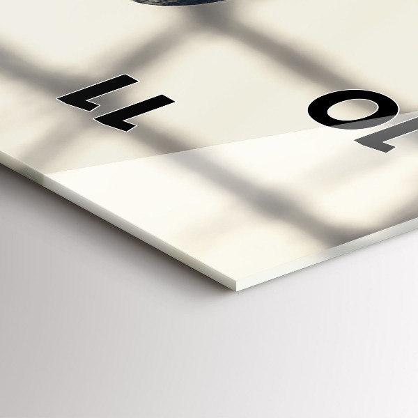 Modern vertical wall clock Ancient ship