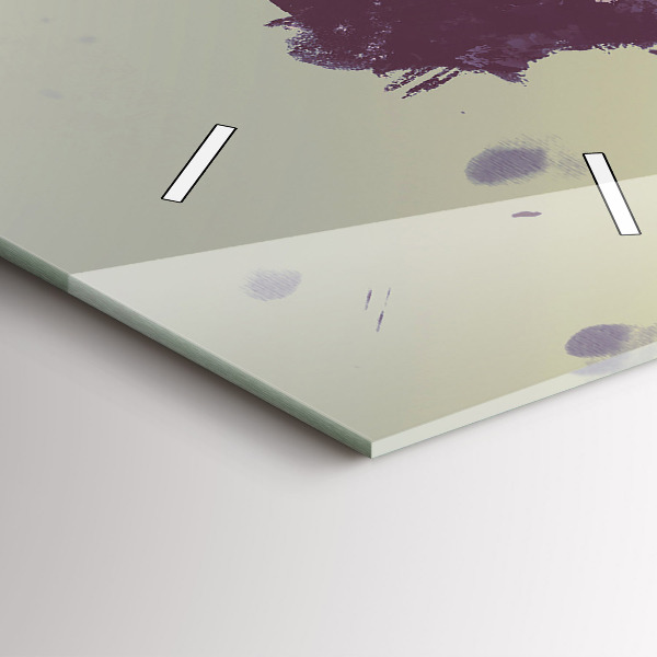 Modern vertical wall clock Zombies at night - halloween