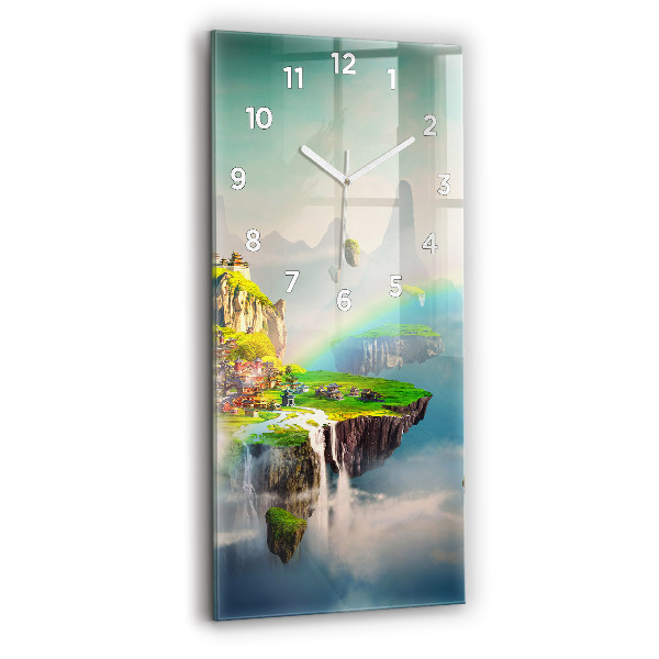 Modern vertical wall clock Chinese fantasy
